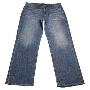 Lucky Brand 181 Relaxed Straight Jeans Men’s 38x32 Blue Denim Pants